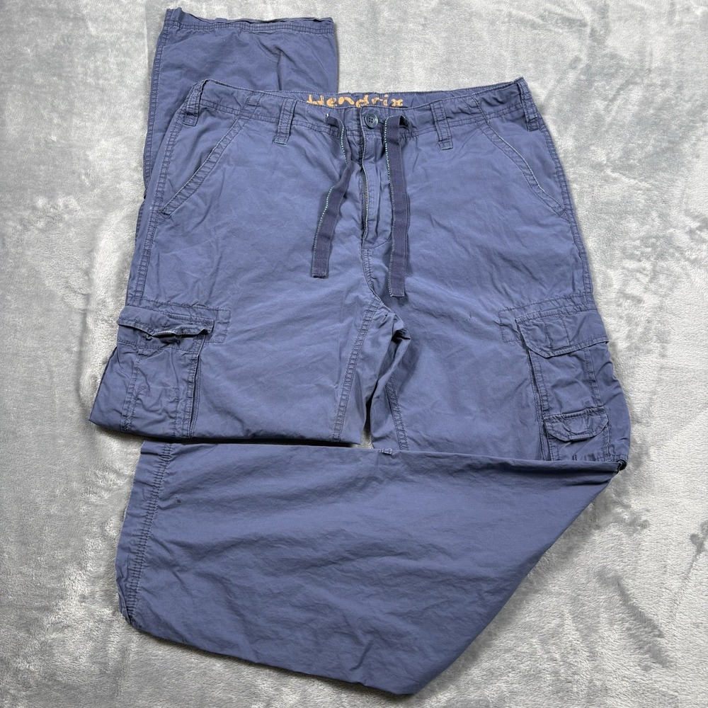 Vintage Hendrix Project Y2K Cargo Pants Basic House Woodstock Music Art 36x32